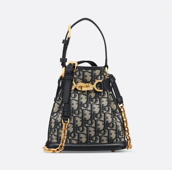 Сумка Dior C'est Dior, модель среднего формата синий