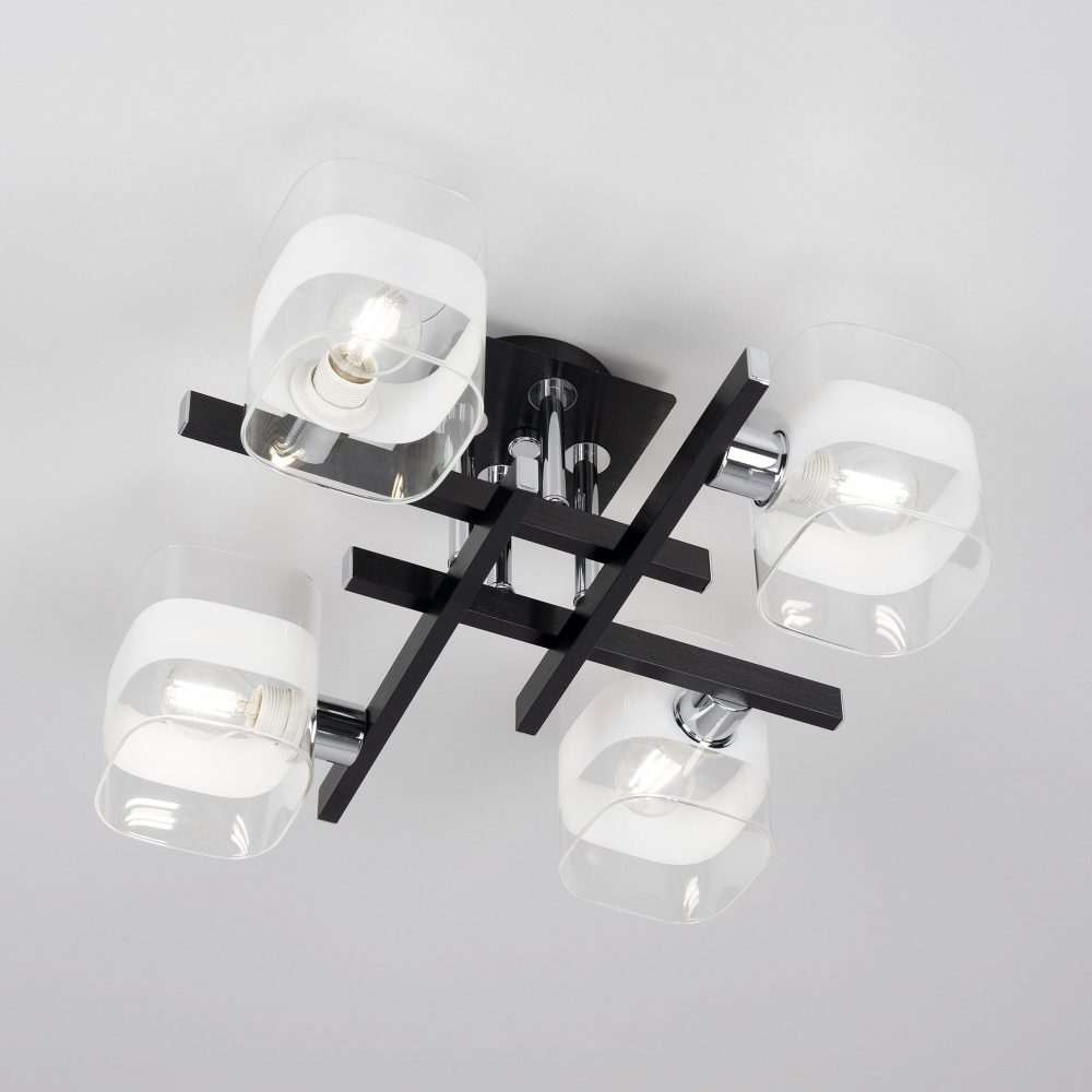 Citilux Вирта CL139242 Люстра потолочная Чёрная