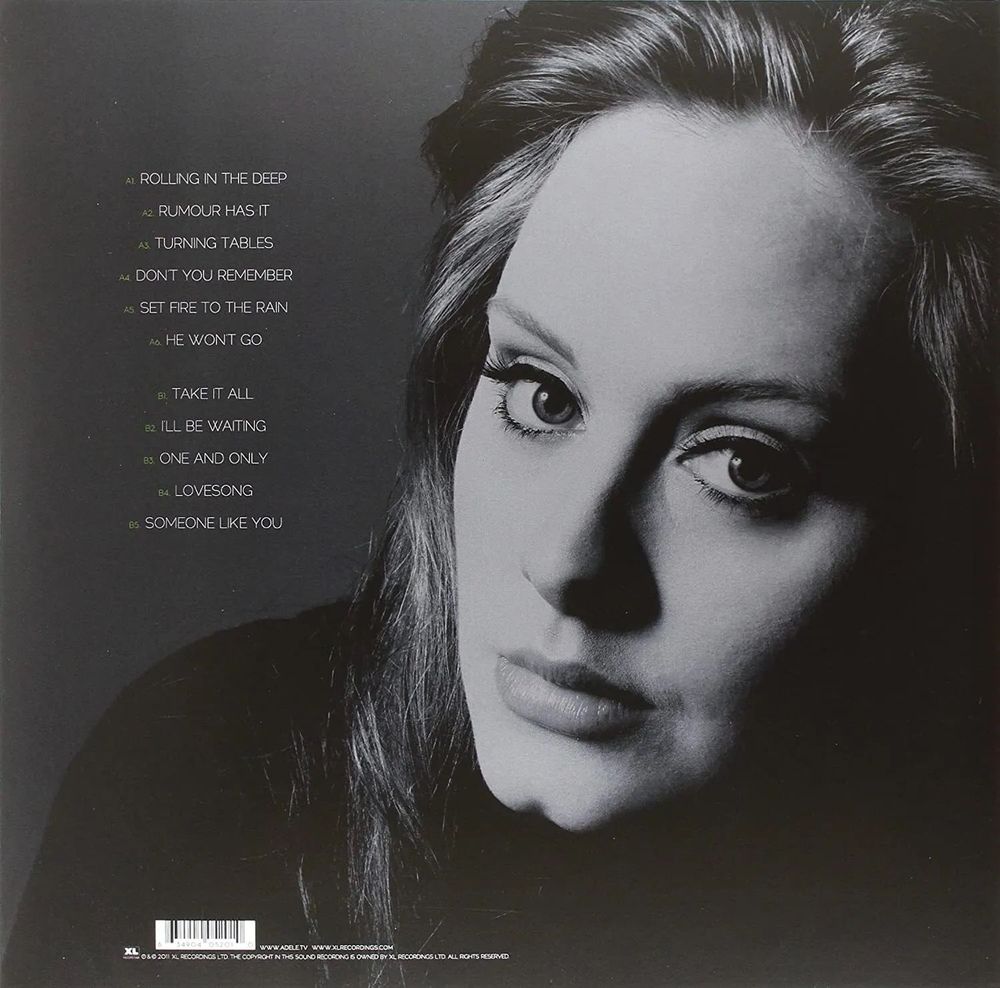 Adele. 21 (LP) Адель (634904052010) Новая запечатанная виниловая пластинка