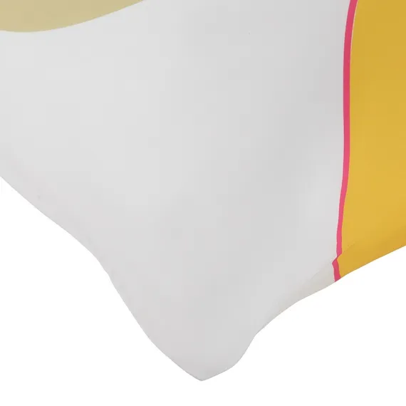 Набор из двух наволочек из сатина  горчичного цвета с авторским принтом Freak Fruit 70х70 см