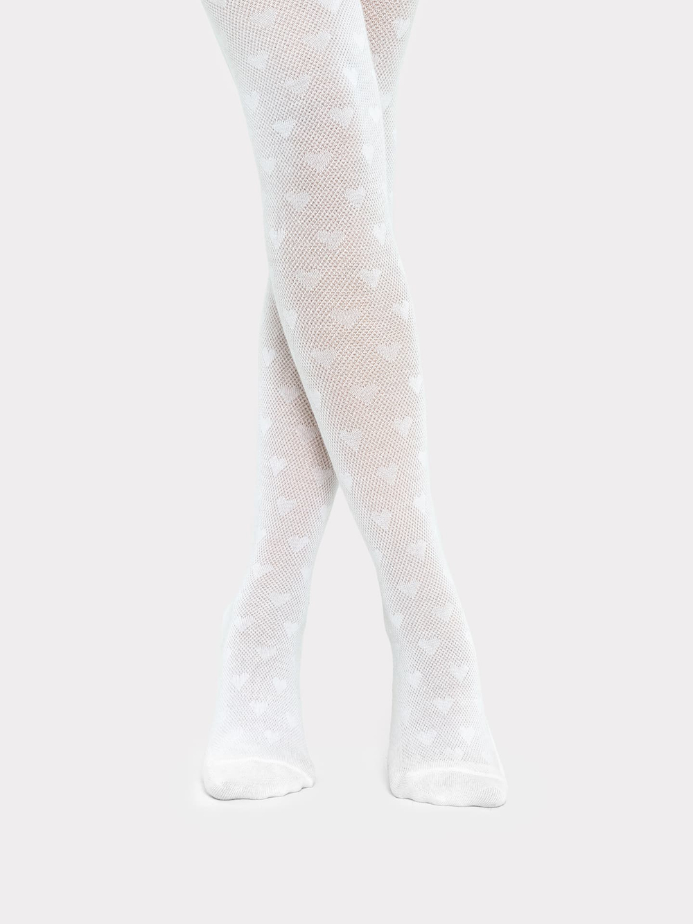 700K-1660 КОЛГОТКИ ДЕТСКИЕ белый (150-152)