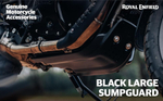 Алюминиевая защита картера Royal Enfield, черная 1990555