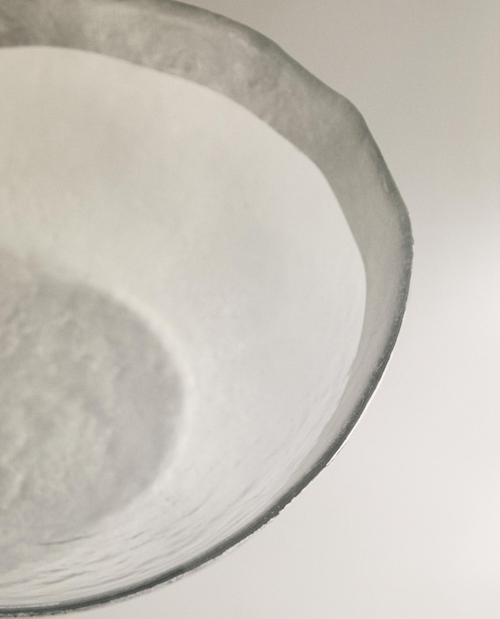 Zara Home миска из стекла, цвет серебристый, 14 см