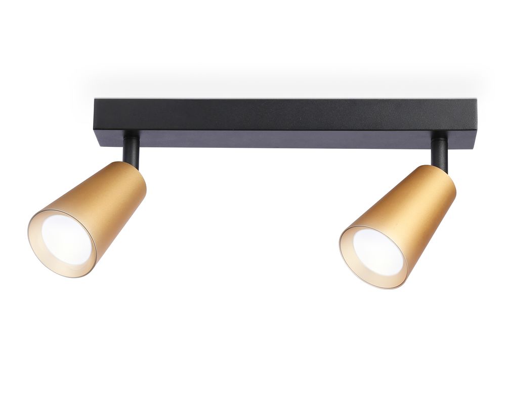 Светильник накладной TA13146/2 BK/GD черный/золото GU10/2 max 12W 295*60*130