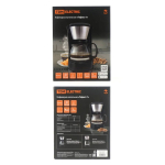 Кофеварка электр, капельная, пластик, 0.75 л, TDM, Гефест-1, 650 Вт, 6 порций, съемный фильтр, подде