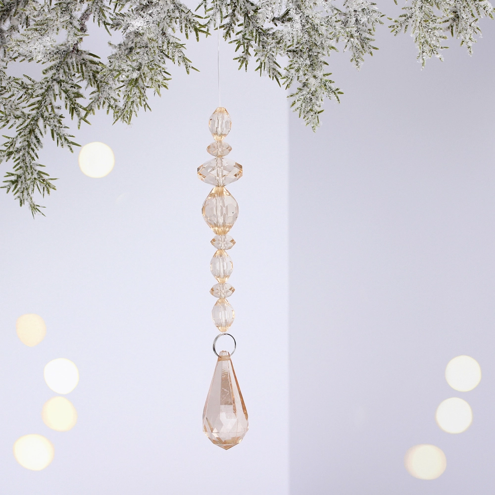 Подвеска «Волшебная льдинка» 18 см, Шампань