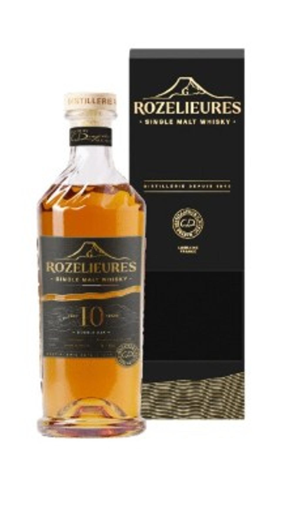 Виски Rozelieures Single Malt 10 Years Double Oak, 0.7 л