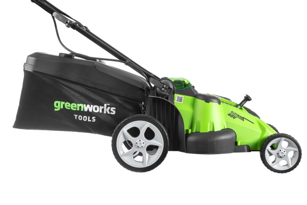 Газонокосилка Greenworks TwinForce G40LM49DB 40V (49 см) аккумуляторная -  без АКБ без зарядного устройства