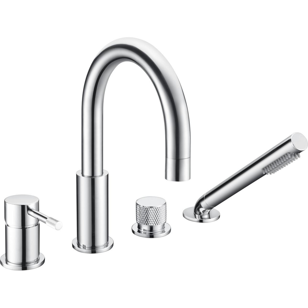 Смеситель на борт ванны Boheme UNO 460-CR Chrome