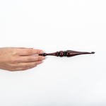 Деревянный крючок для вязания из древесины кедра 6 мм. K202