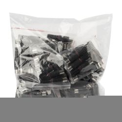 Разъем ЭРА штекер TV без пайки цвет чёрный упаковка 100 шт.