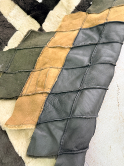 Покрывало меховое ковер из шкуры овчины