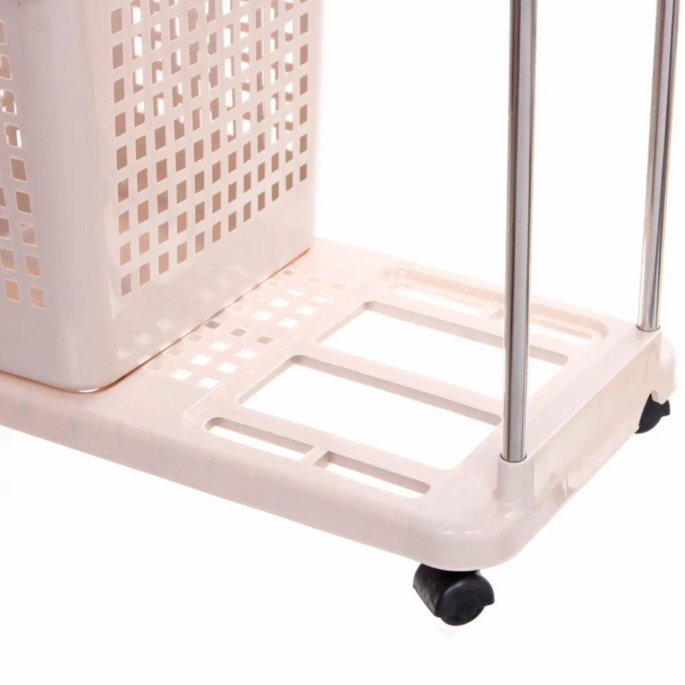 Этажерка 2х-секционная на колесиках 56х33,5х68