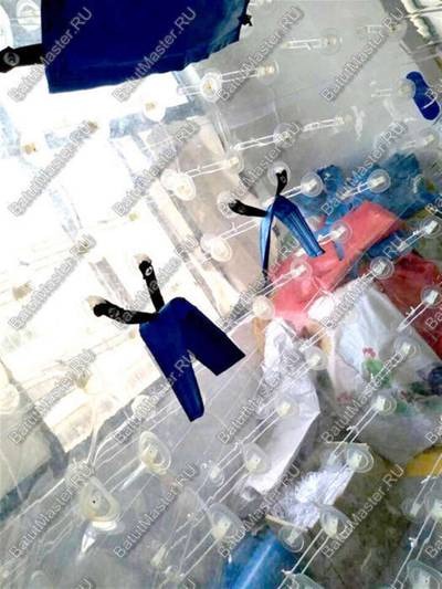 Зорб ТПУ "Капля", усиленные сиденья, диаметр 2.5 м