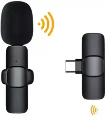 Петличный микрофон беспроводной для смартфонов и планшетов c Type-C JBH K8 (Черный)