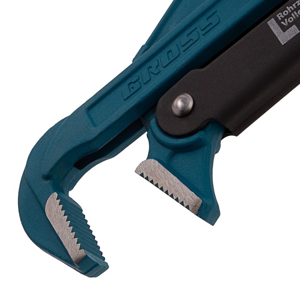 15606 Ключ трубный рычажный, №4, 3", цельнокованый, CrV, тип - "L" Gross