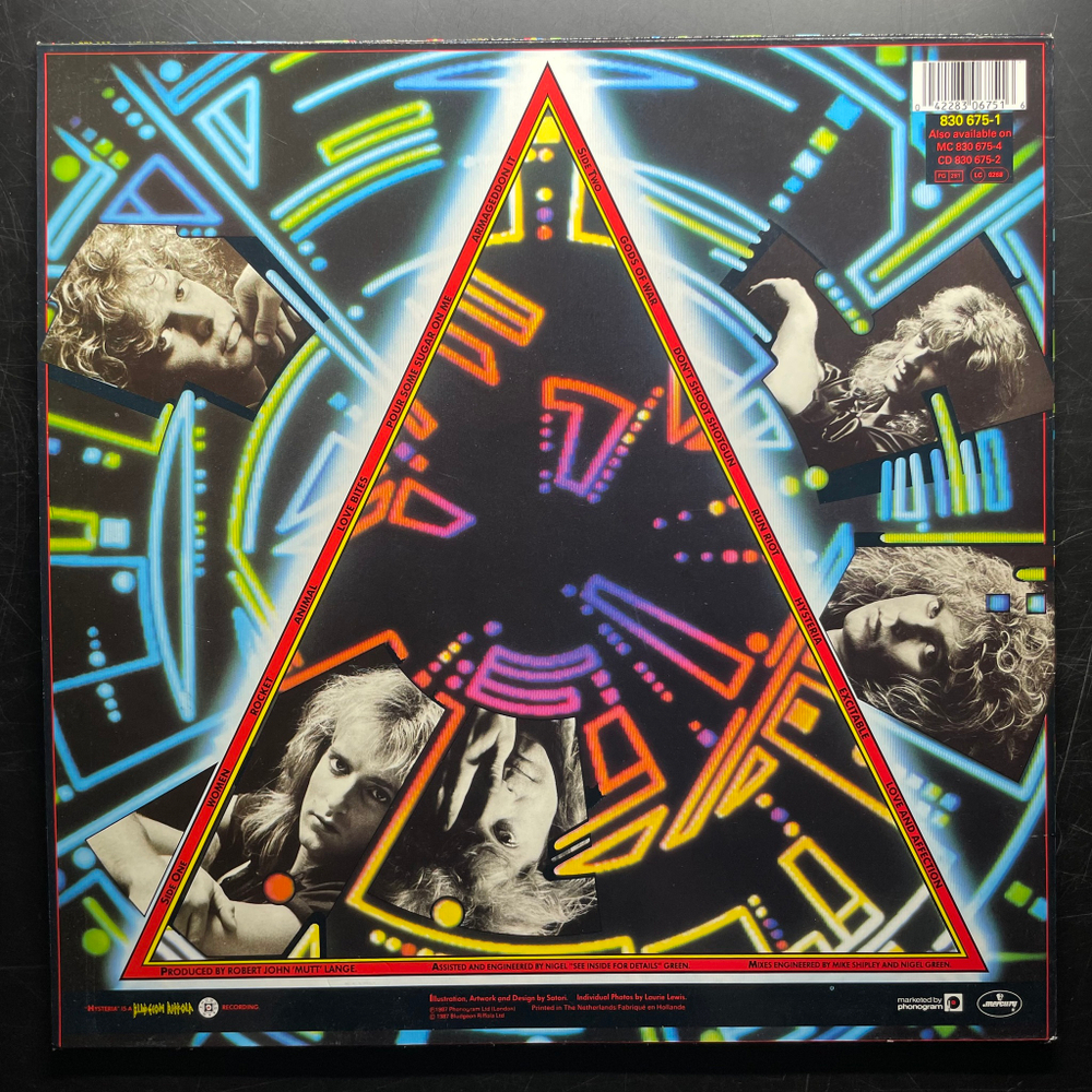 Def Leppard ‎– Hysteria (Голландия 1987г.)