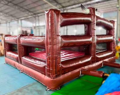 Надувной батут для аттракциона Родео "Ферма 2", 5*5*3 м