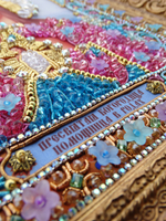 И-25а Набор для вышивания хрустальными камнями Богородица Помощница в родах (мал.)