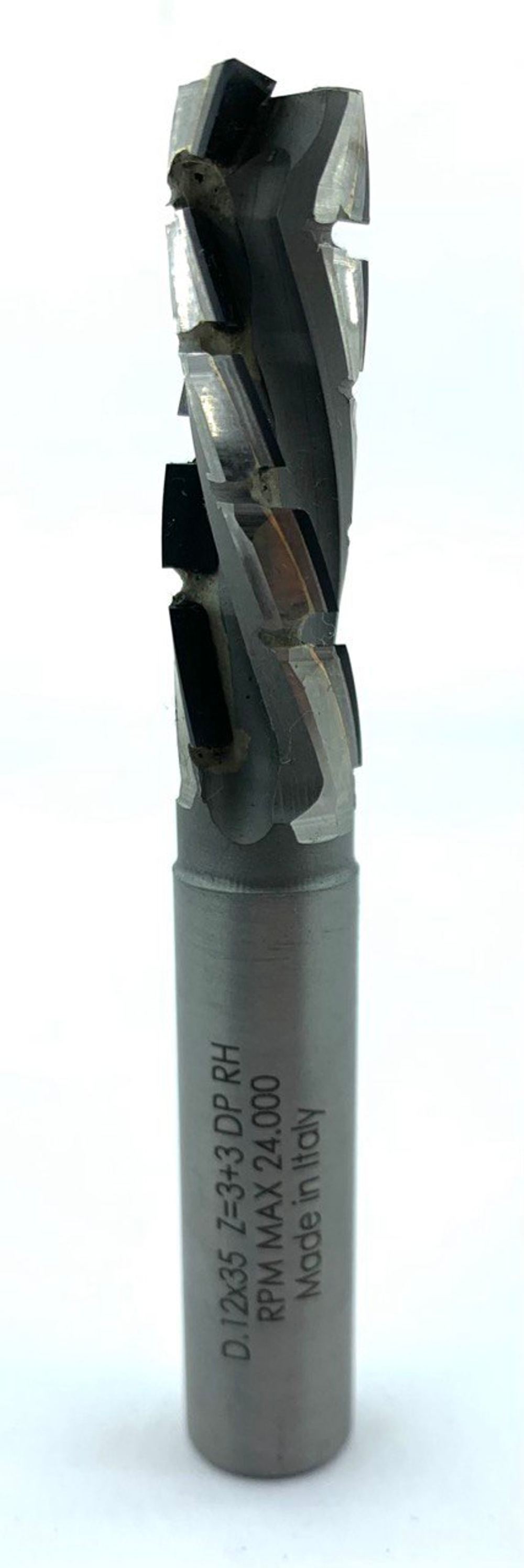 PCD фреза D.12x35 S.12x40 Z=3+3 (3 DIV.) (nesting) RH