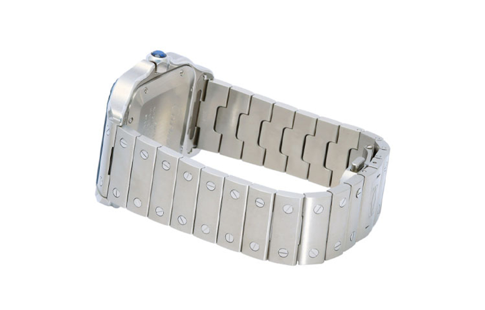 CARTIER SANTOS DE Automatic Mechanical Movement 100m Water Resistance Unisex Watch 39.8mm Silver Dial