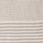 Набор из двух вафельных полотенец с контрастным кантом из коллекции essential, 50х70 см