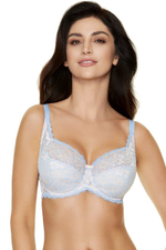 Бюстгальтер Manila на косточках (Размер: 100F) (Цвет: белый с голубым)