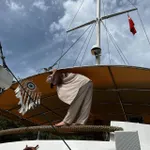 Брюки Смерч #4 Вельветовые Бежевые