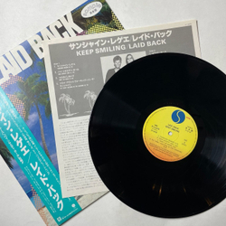 Винтажная виниловая пластинка LP Laid Back Keep Smiling (Japan 1984) (Promo) Sunshine Reggae