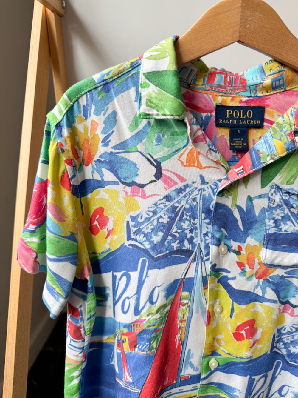 Рубашка из вискозы Polo Ralph Lauren, 110