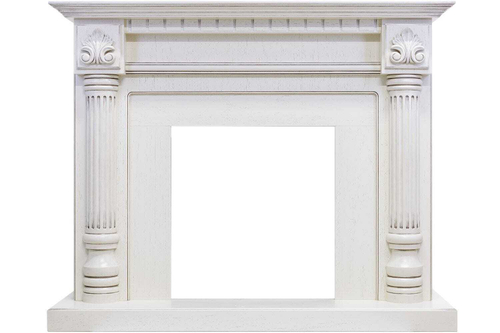 Каминокомплект Edinburg - Слоновая кость с патиной с очагом Dioramic 33 LED FX