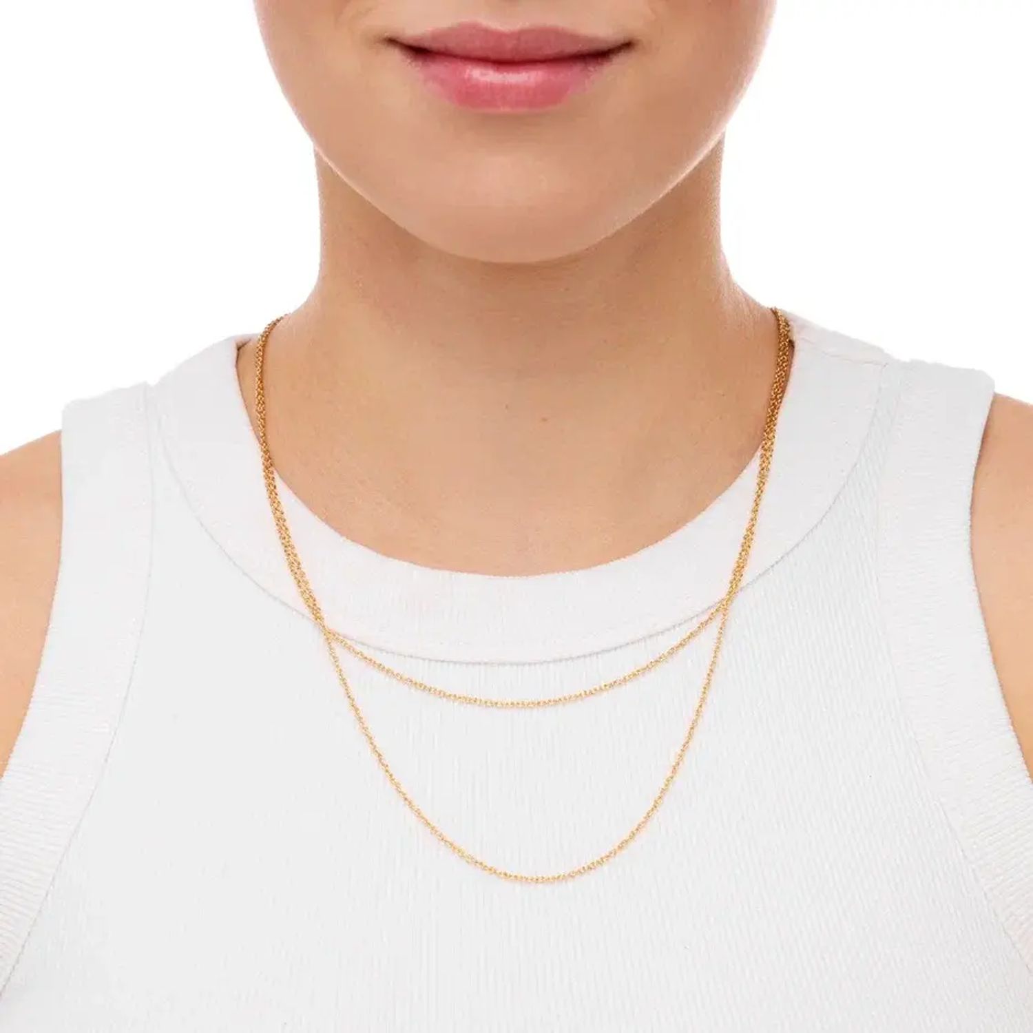 Колье Multilayered Chain - Gold