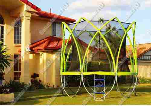 Батут с сеткой, качелями и баскетбольным кольцом, диаметр 8 фт