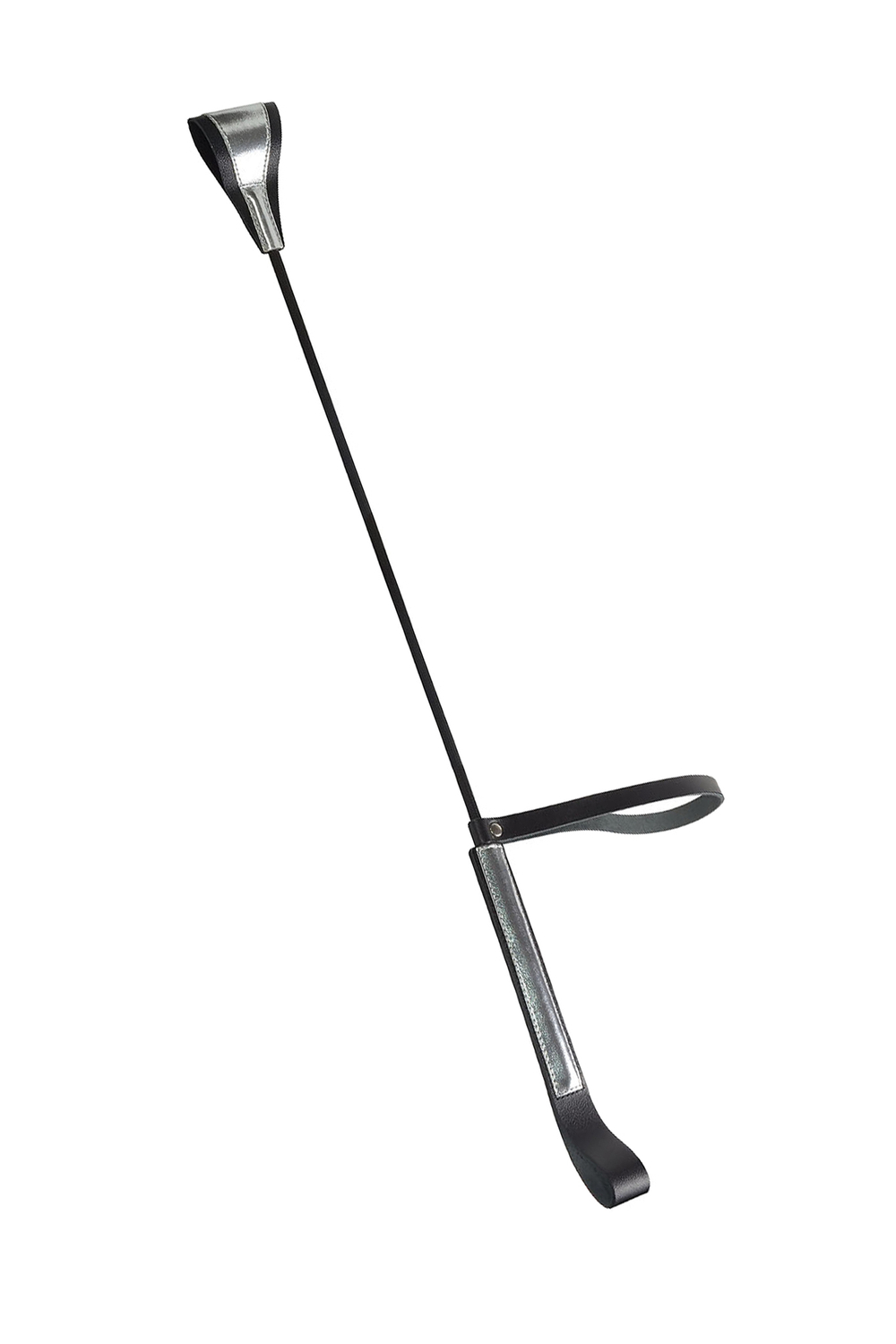 Стек Sitabella серебристый черный кожа 69 см