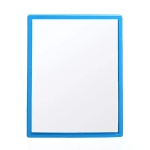 Зеркало настольное в пластиковой оправе «Классика» прямоугольник, подвесное 9,5*7см (Стикер на минивложение)