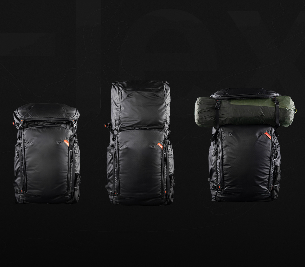 Рюкзак PGYTECH OnePro Flex 40L + Camera Insert L, цвет Space Black