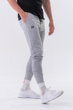 Мужские брюки Nebbia Slim sweatpants with side pockets “Reset” 321 L.grey