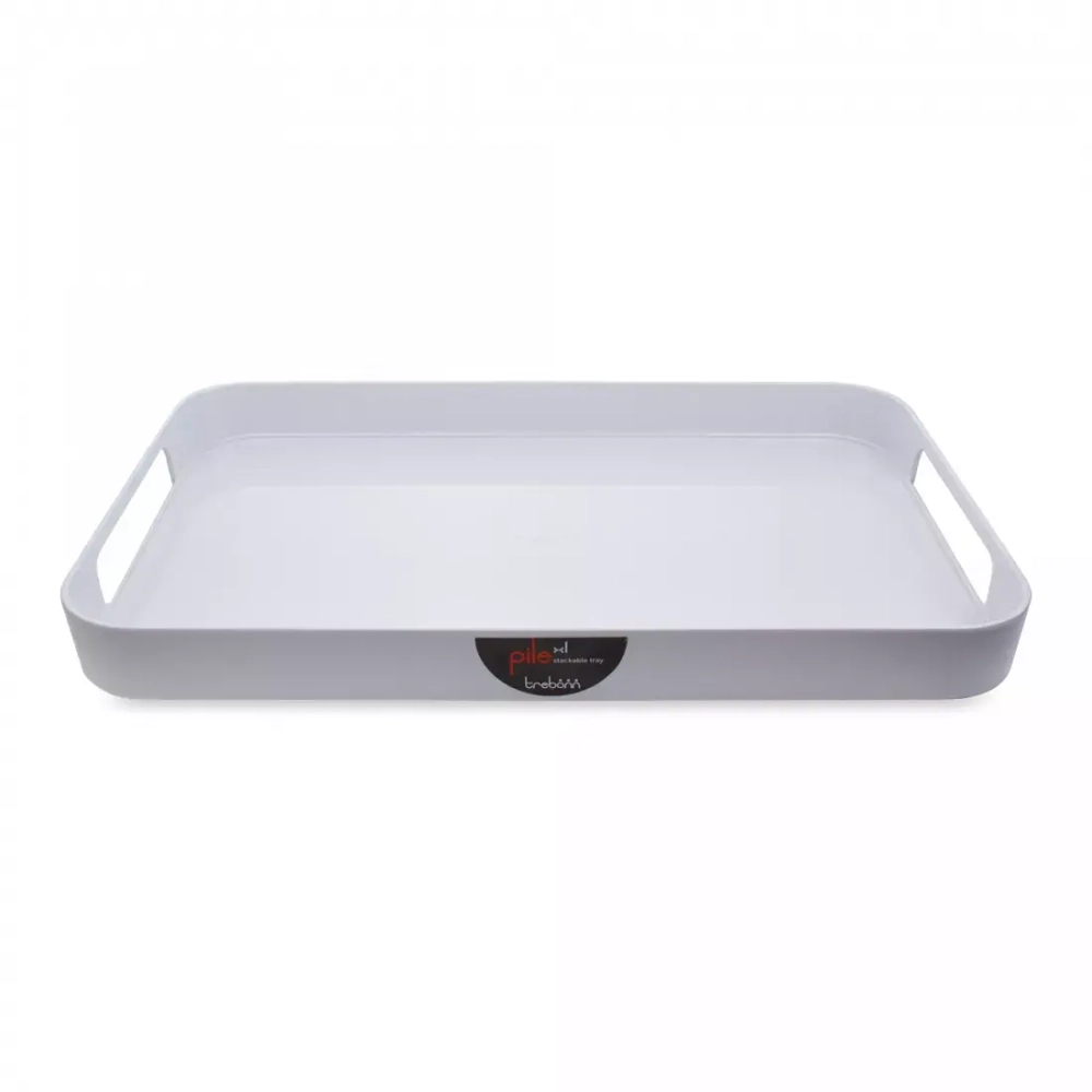 Поднос для сервировки 51x33см Trebonn Serveware белый