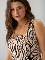 Майка М-040/песочный-акварельзебра