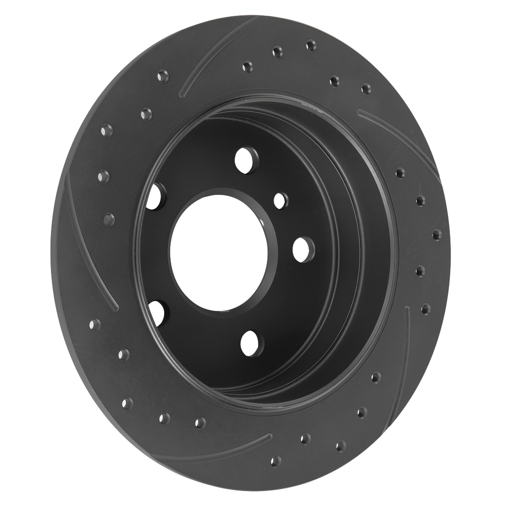 Диск тормозной задний перфорированный PRO-Line с покрытием (компл.2 шт) MB W169/W245 all 04- GANZ GIJ06131S