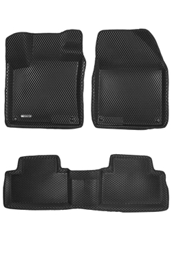 Коврики салона для GEELY Coolray (2019-) Euromat 3D EVA черные Арт EM3DEVA-001407