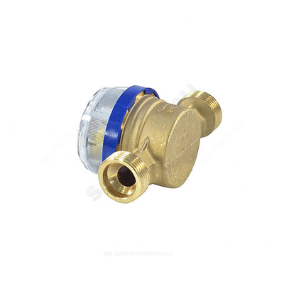 Счётчик х/в крыльчатый одноструйный Ду 15 Ру16 Qn=1,5 м3/ч 50С L=110мм резьба Б/К ВСХ Тепловодомер