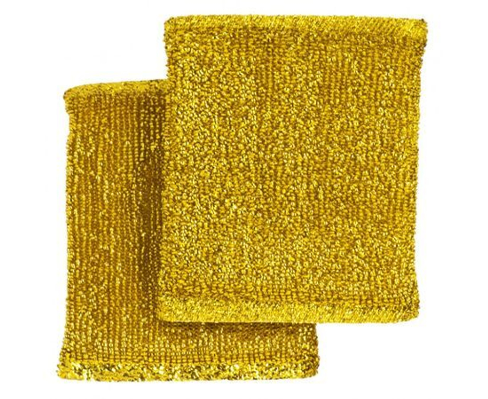 Мочалка для мытья посуды с антипригарным покрытием и эмали Master House, 2шт