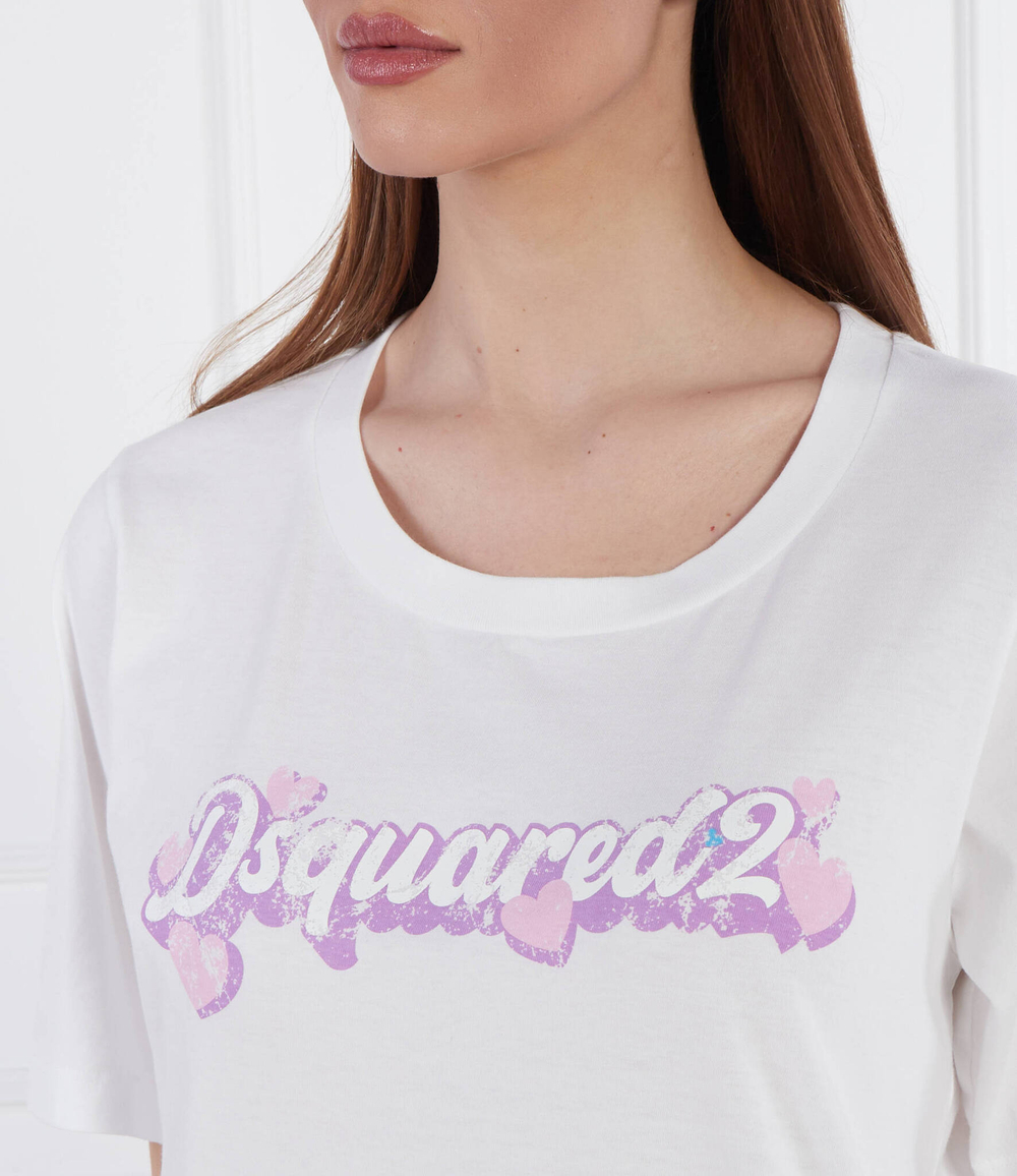 Футболка Easy Fit Dsquared2 - белый(S72GD0519 S24668)