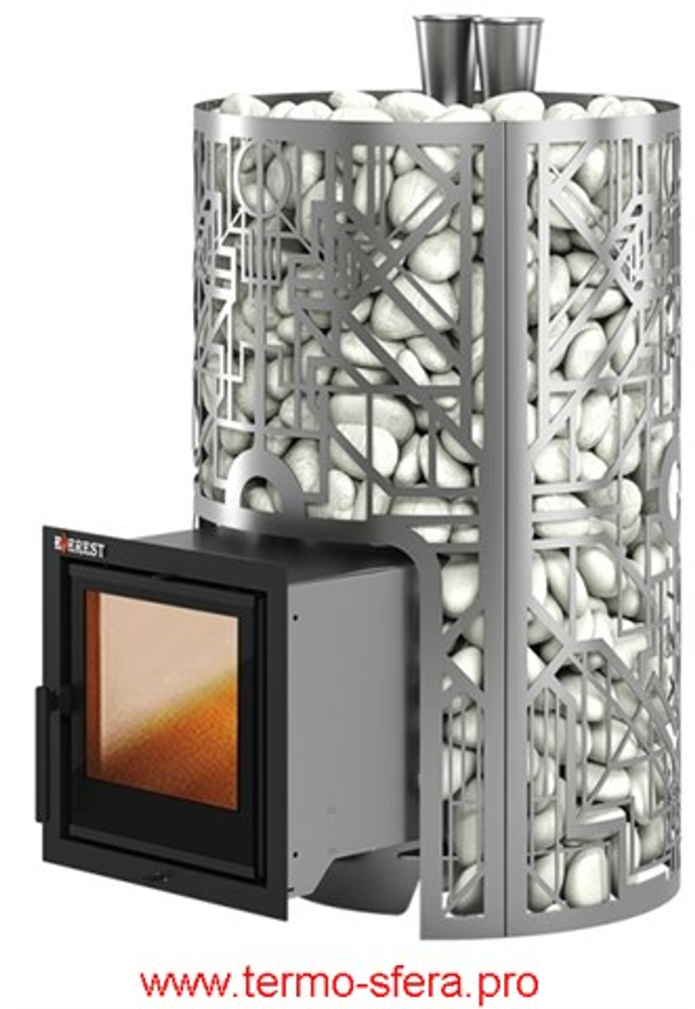 Печь для бани Эверест "Steam Master" GALAXY 24 INOX (226М)