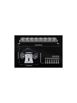 Светодиодная фара комбинированного света AURORA 508 мм 248W LED (серия RGB)