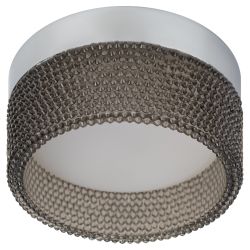 Встраиваемый светильник под лампу GX53 ЭРА DK97 CH/BK хром черный