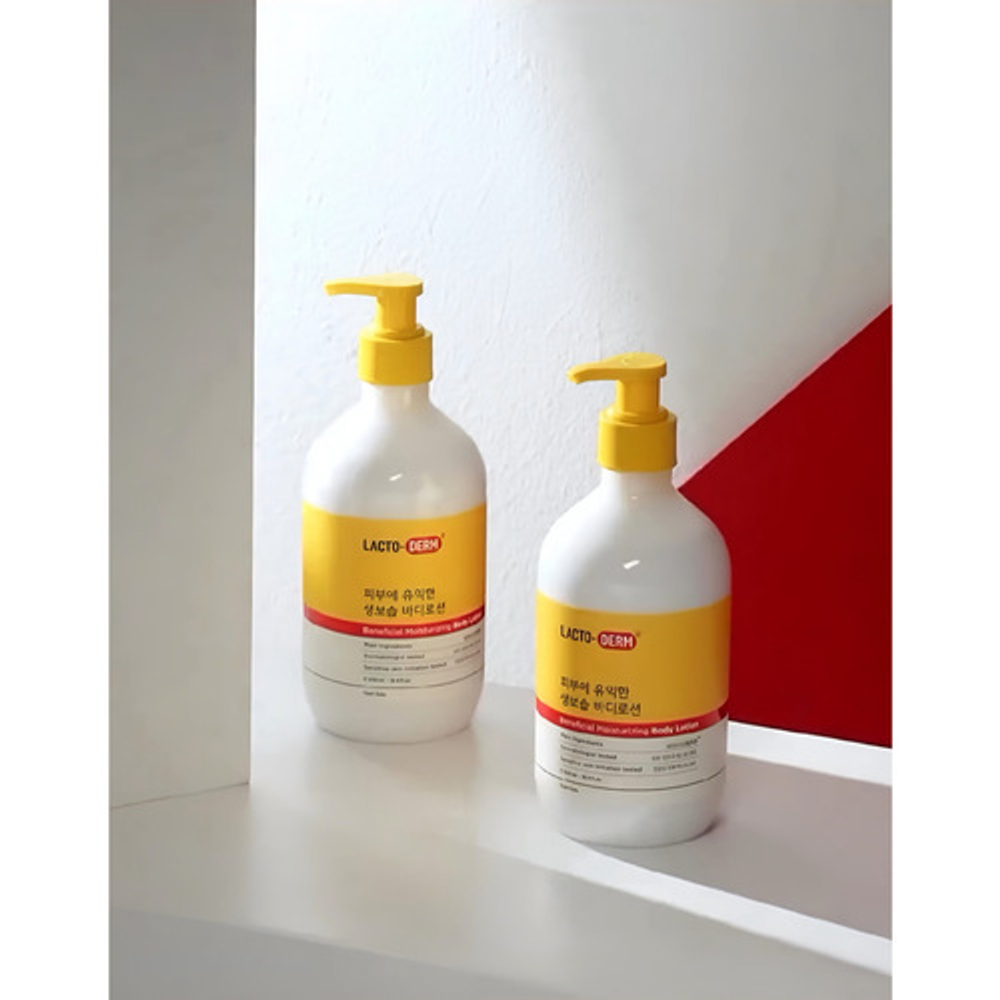 CKD Увлажняющий лосьон для тела с пробиотиками LACTODERM Beneficial Moisturizing body Lotion 500 мл