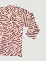 Лонгслив Mjölk Зебра розовая