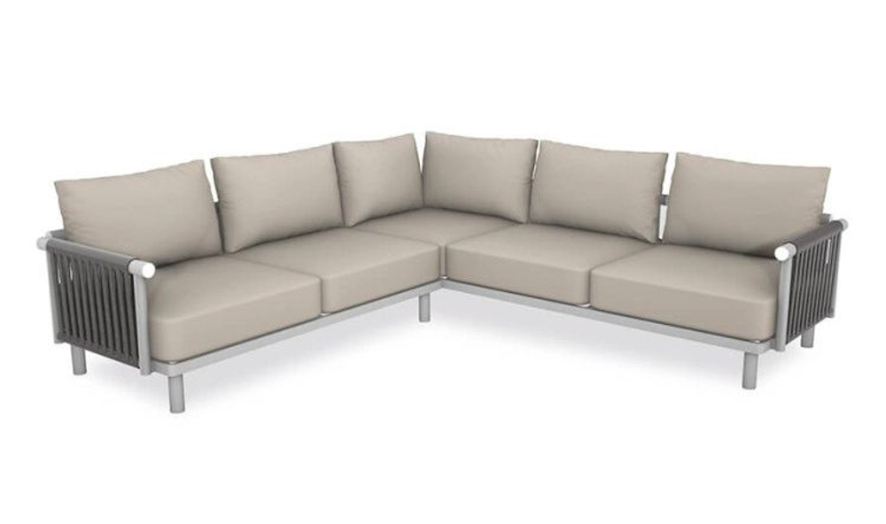 Диван угловой с подушками Papatya Breeze